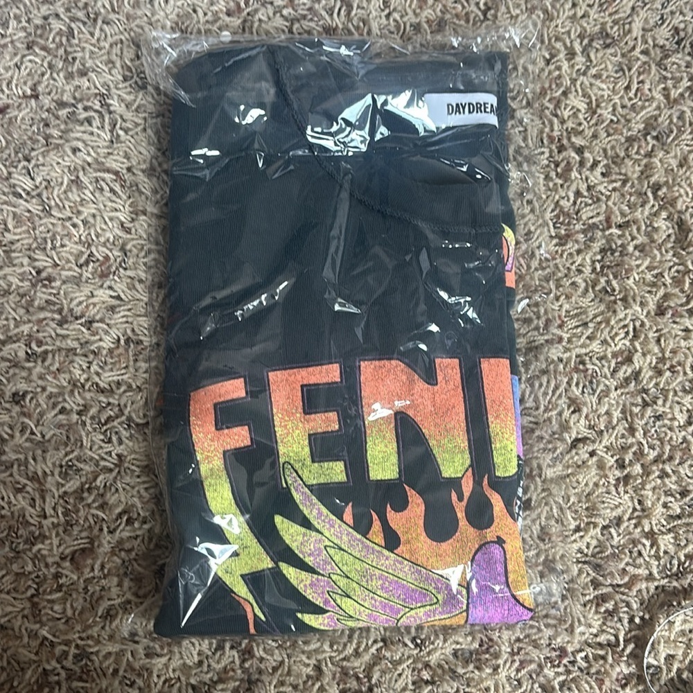 Fender Black Tee with Colorful Guitar Graphic - Picture 7 of 7
